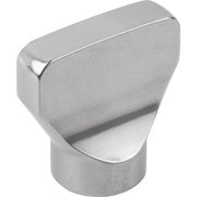 KIPP Wing Nut Hygienic Usit® D=M06 6X25, A=25 Stainless Steel 1.4404, Polished K1312.2506